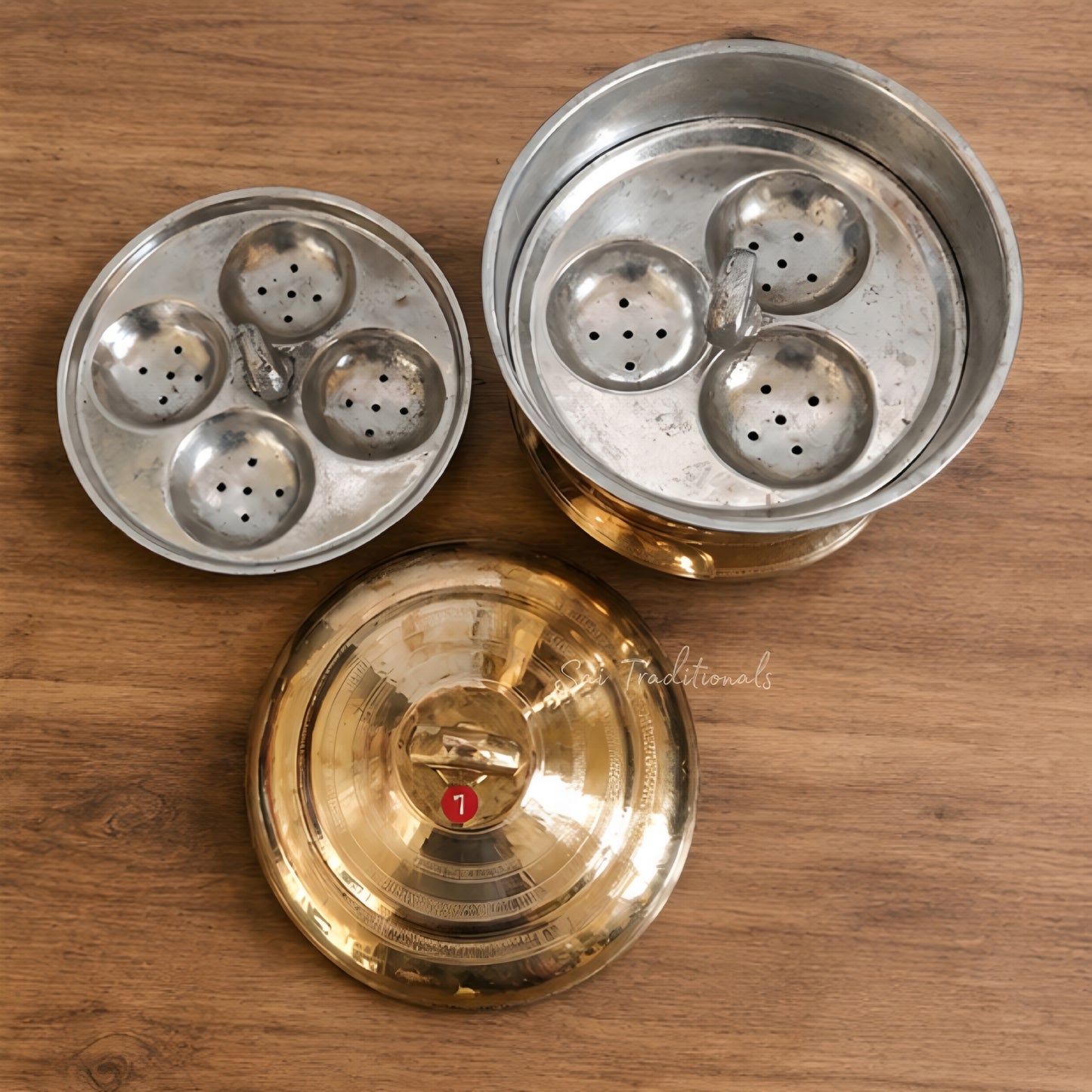 Brass Idli Steamer | Traditional Idli Maker