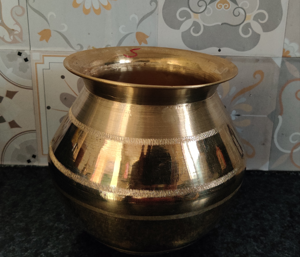 Bronze Pongal Pot | Kansa Patra |  Vengalam Pongal Paanai