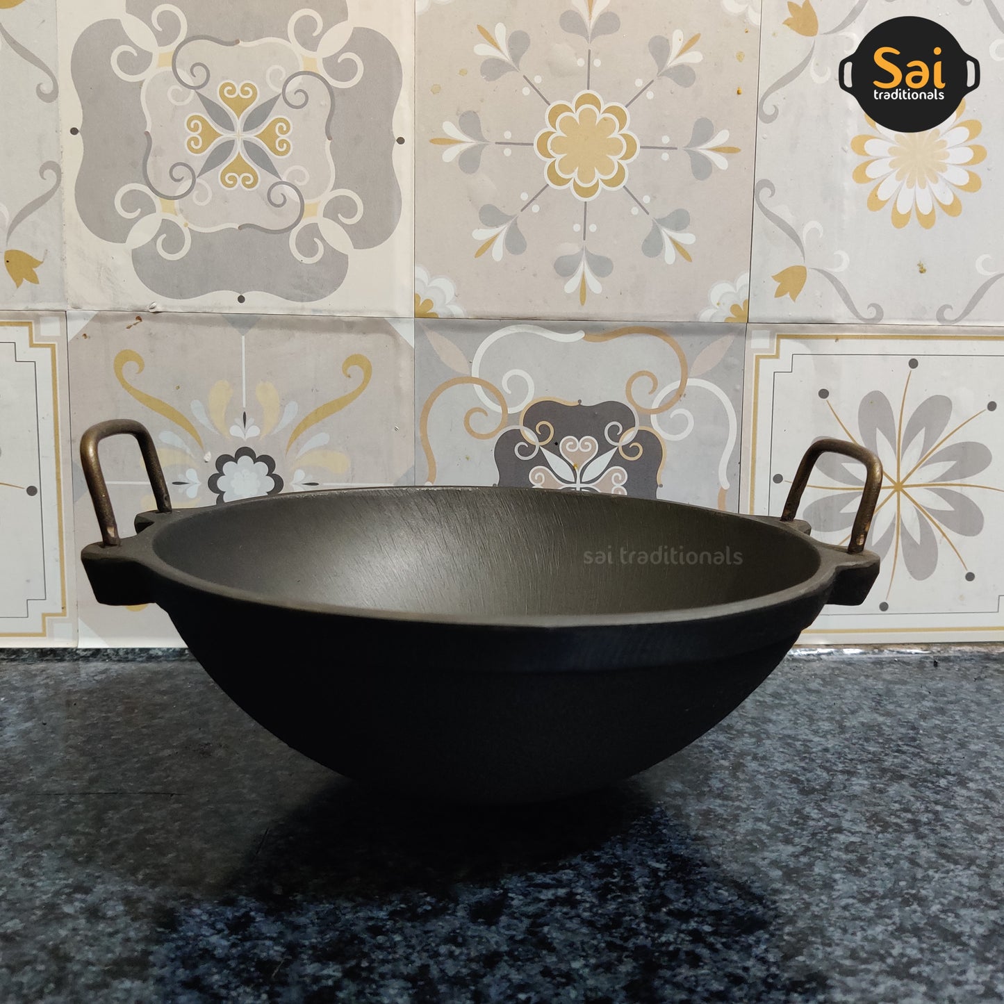 Cast Iron Kadai | Special Fine Finish | Pre-Seasoned