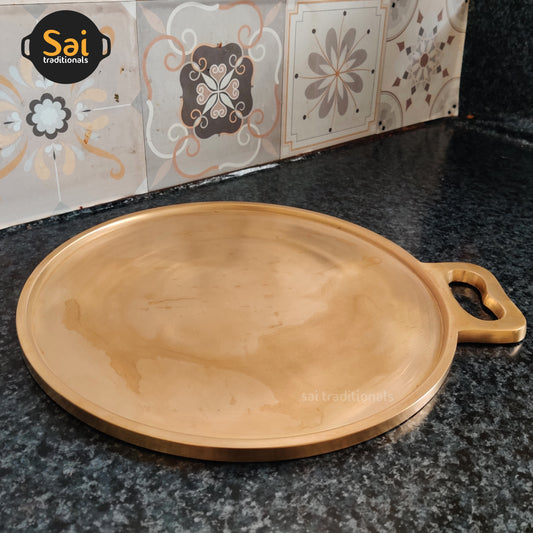 Bronze Dosa Tawa | Kansa - Vengalam Dosa Kal | Single Handle