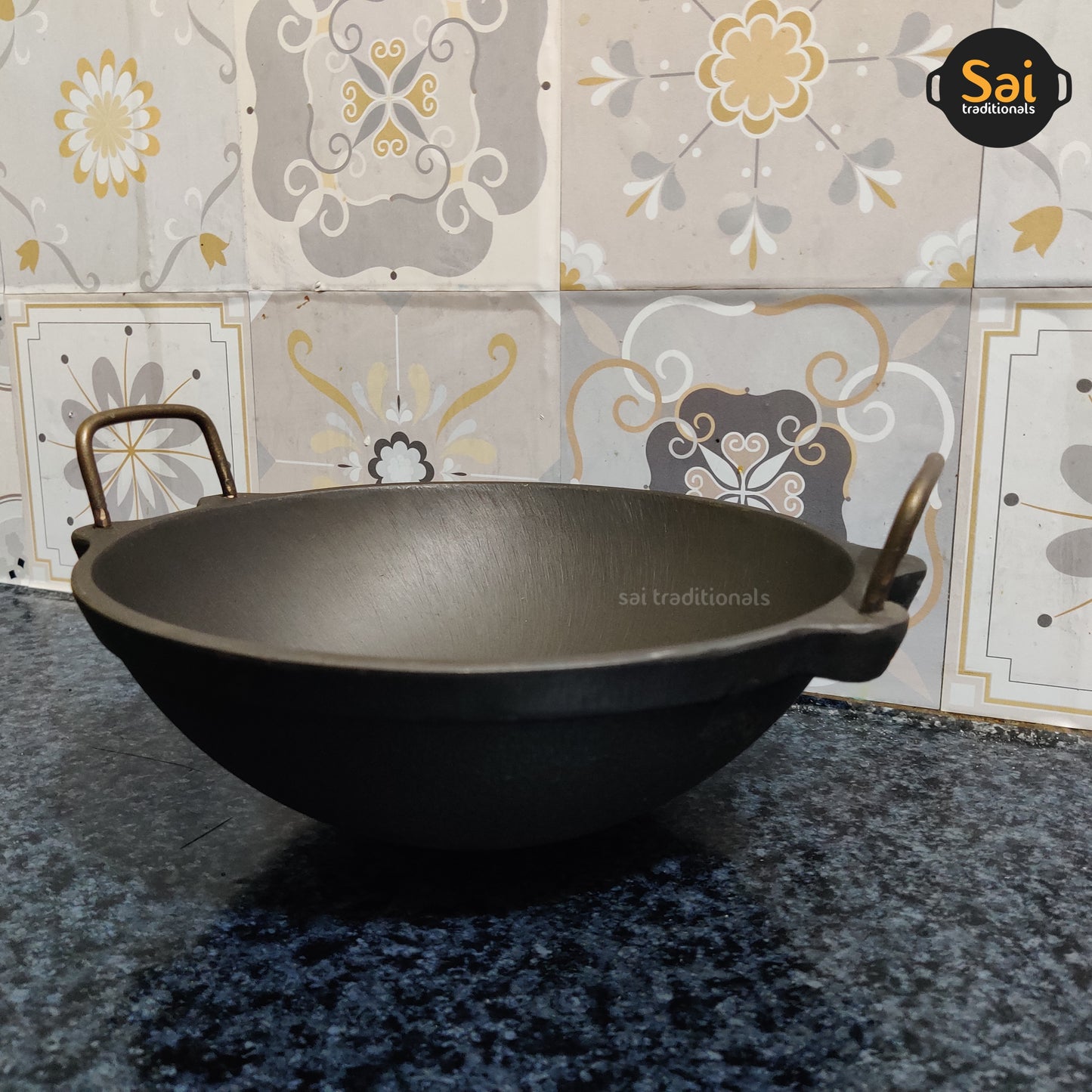 Cast Iron Kadai | Special Fine Finish | Pre-Seasoned