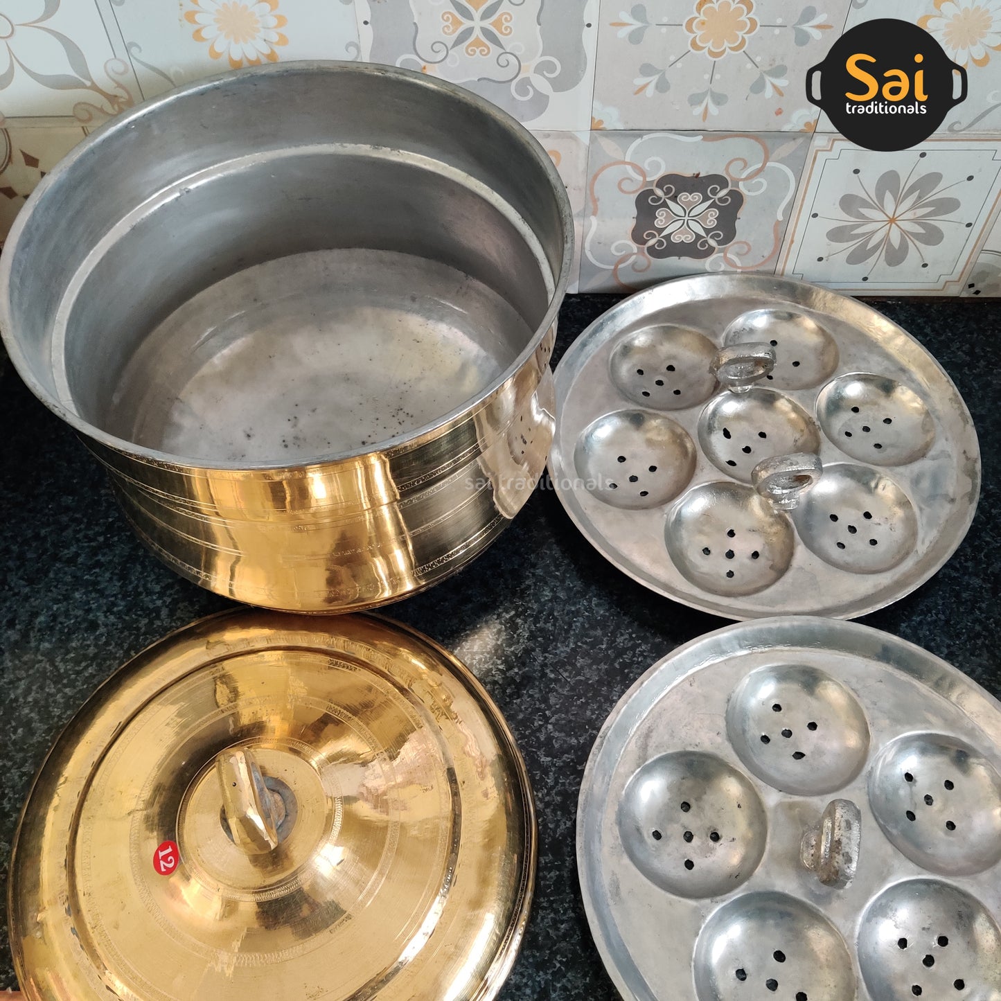 Brass Idli Steamer | Traditional Idli Maker