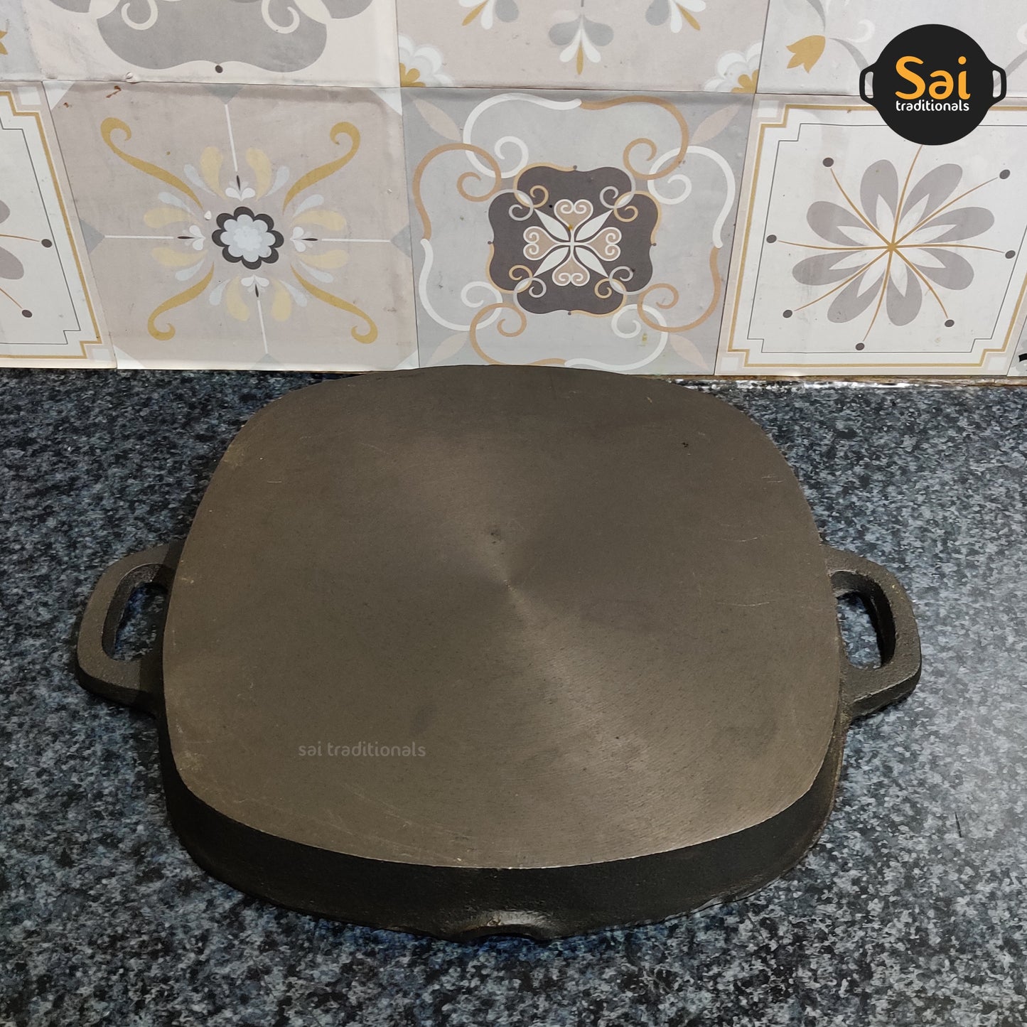 Cast Iron Grill Pan | Double Handle - 10 inch | Pre-Seasoned